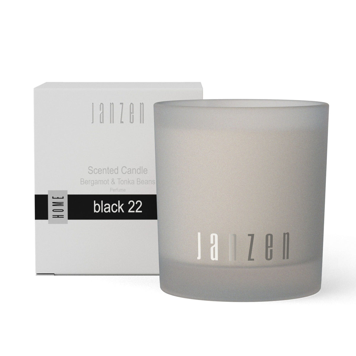 Janzen scented candle black 22