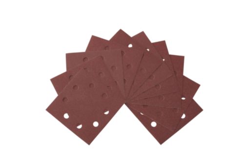 DT3024-QZ Schuurpapier 1/4, 115x115mm, geperforeerd, velcro, K180