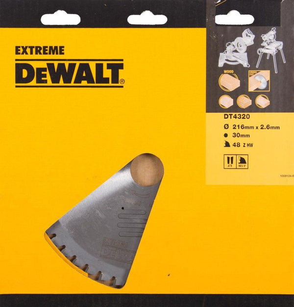 DT4320-QZ CZB 216x30x48t, wisseltand, negatief 5°, kerf 2,6mm
