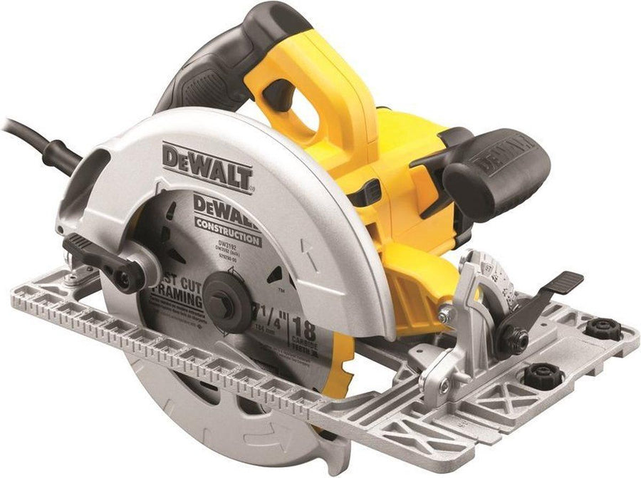DWE576K-QS 1600W Cirkelzaag 65mm met zaagzool voor geleiderail DWS5022