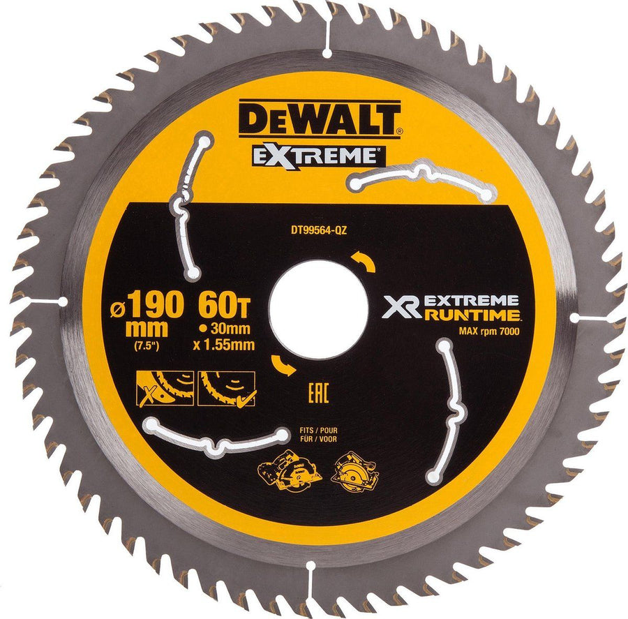 DT99564-QZ Xtreme Runtime 190mm x 30mm 60T CSB