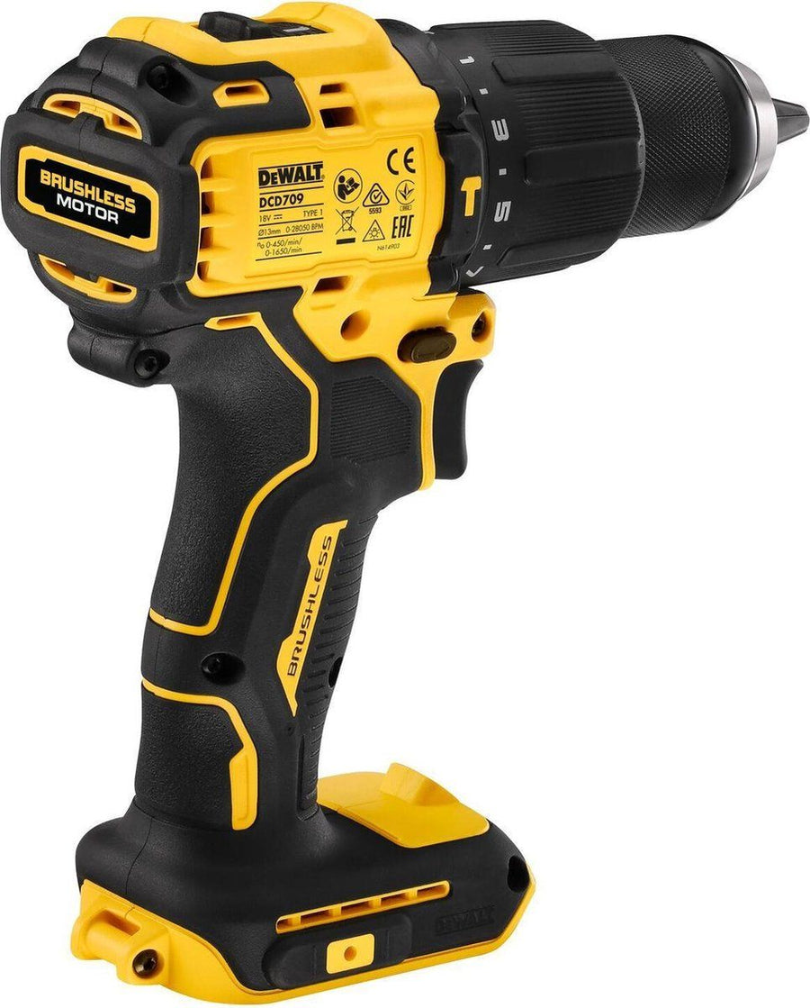 DCD709N-XJ 18V XR Brushless Compacte Schroef-/klopboormachine