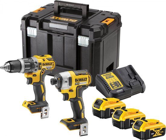 DCK266P3T-QW 18V XR Brushless 2-delige set met schroef-/klopboormachine (DCD796) + slagschroevendraaier (DCF887)