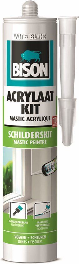 Acrylaatkit 300 ml koker wit