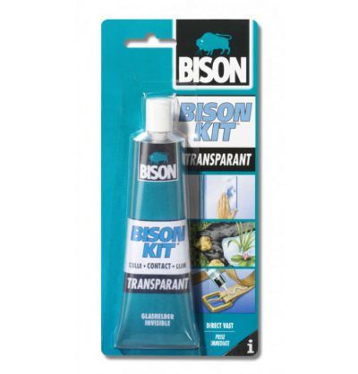Bison kit® transparant 100 ml tube kaart