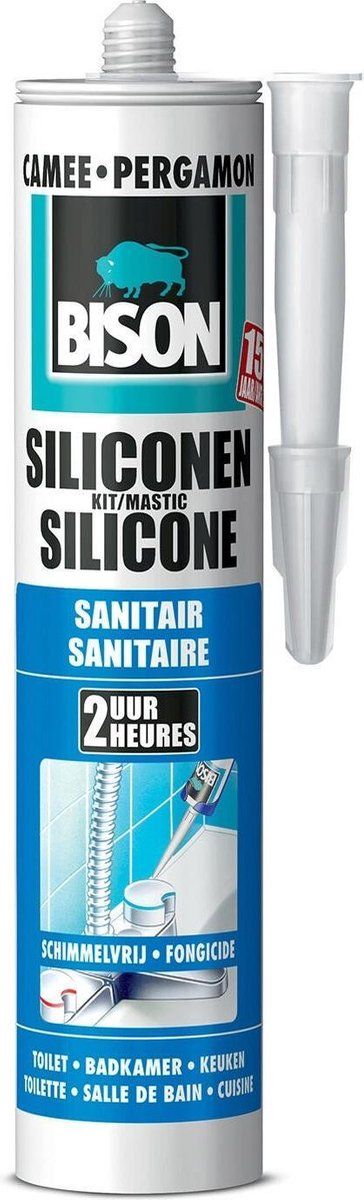 Siliconenkit sanitair 300 ml koker camee