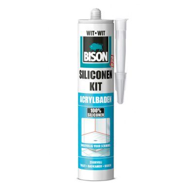 Siliconenkit acryl 300 ml koker wit