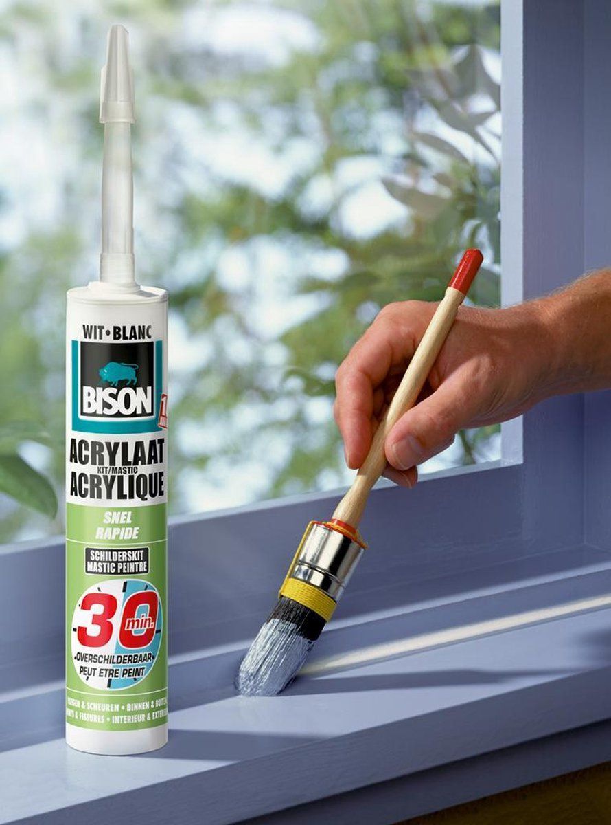 Bs Acrylaatkit 30min310ml Wit Duopak