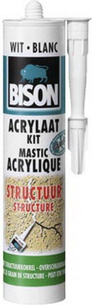 Acrylaatkit structuur 300 ml koker wit