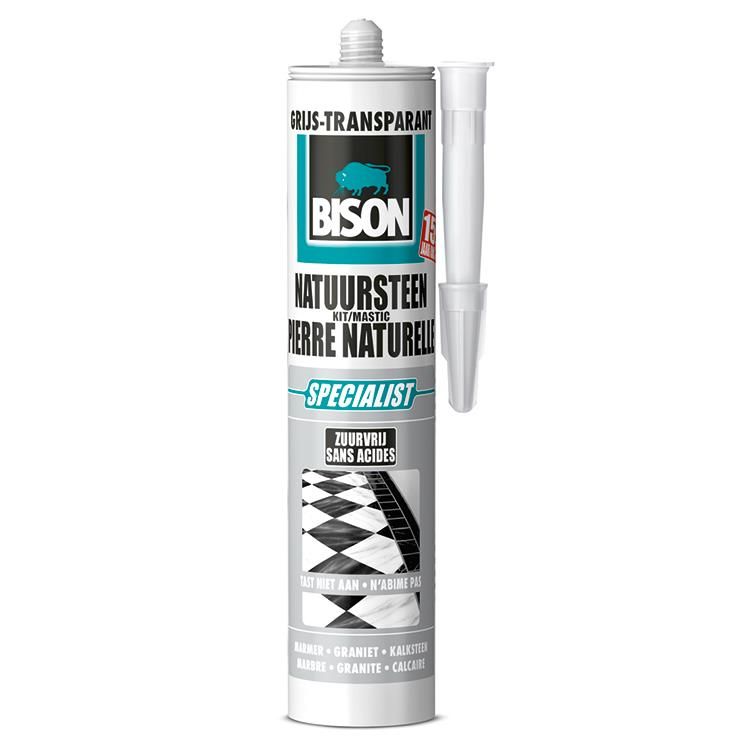 Natuursteenkit 310 ml koker trijs