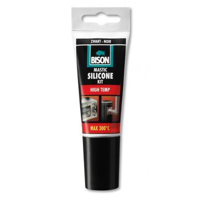 Siliconenkit high temp 60 ml tube zwart