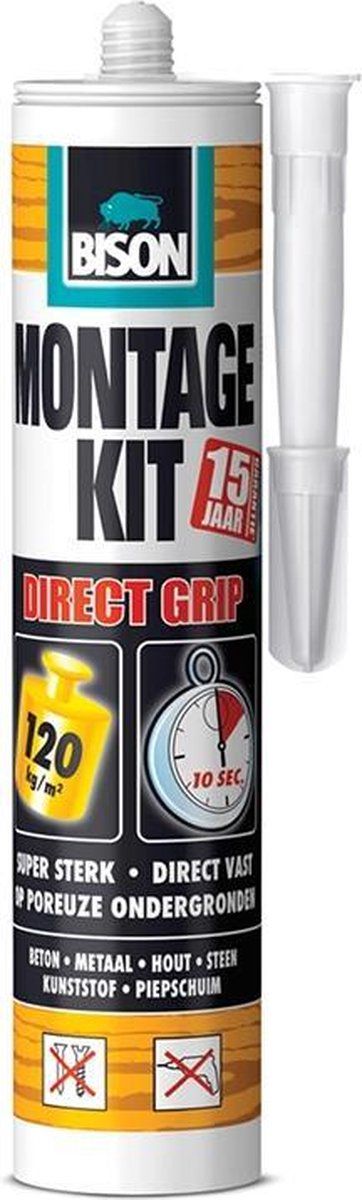 Montagekit direct grip 375 g koker