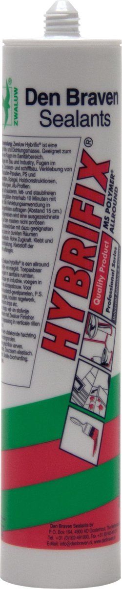 Zw Hybrifix Koker Zwart 290ml