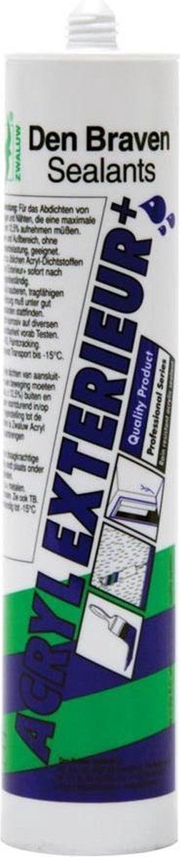 Zw Acryl Exterior 310ml Wit