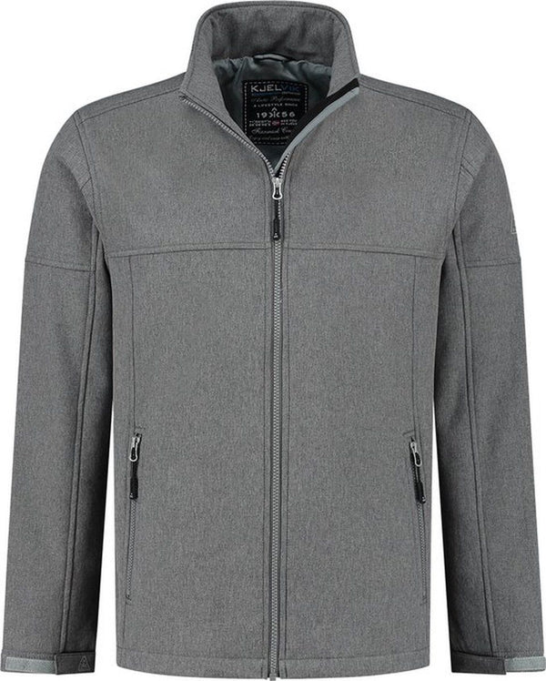 Gevoerde softshell jas Odense Ashgrey S