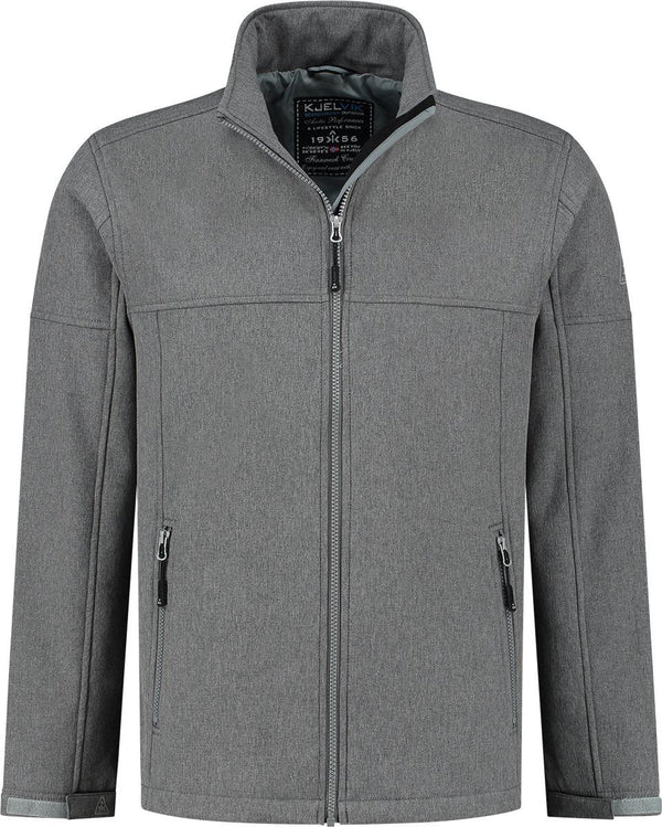 Gevoerde softshell jas Odense Ashgrey XXL