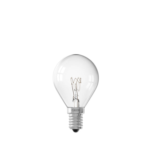 Ball Lamp 220-240v 10W 55lm E14 Clear, energy label E