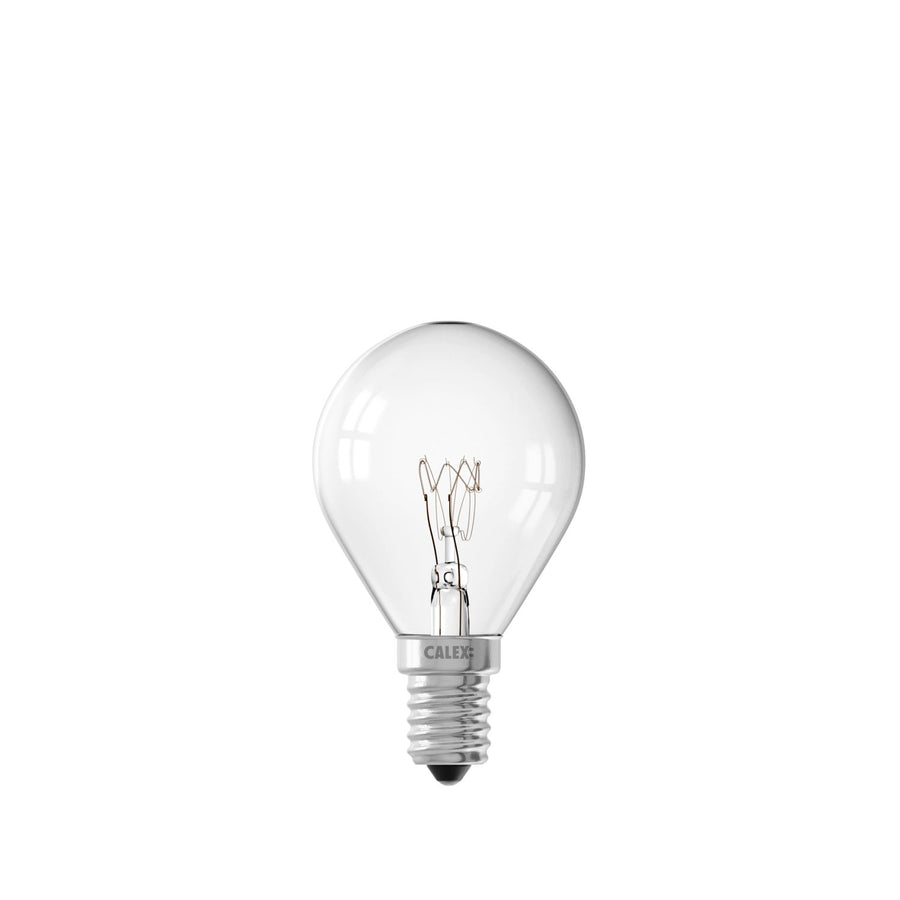 Ball Lamp 220-240v 10W 55lm E14 Clear, energy label E