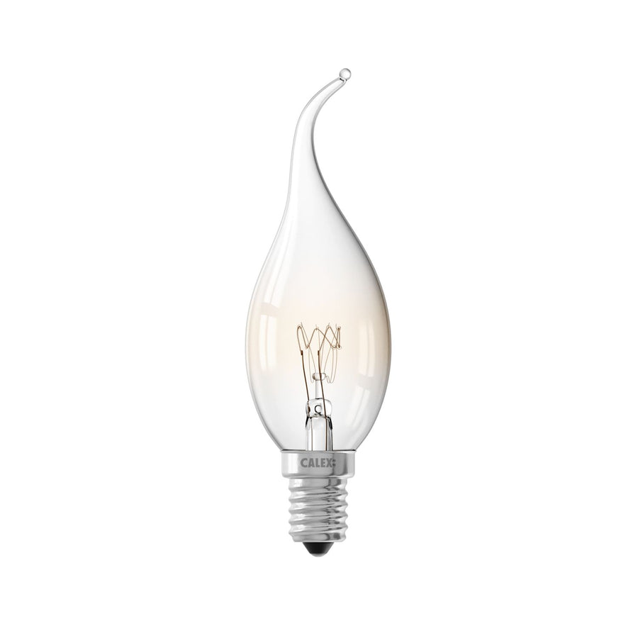 Tip Candle Lamp 220-240V 10W 55lm E14 clear, energy label E