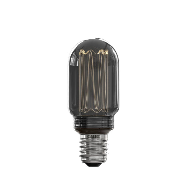 Calex LED Glasfiber Tubular lamp T45 220-240V 3,5W 40LM 2000K Titanium E27 dimmable, energy label B