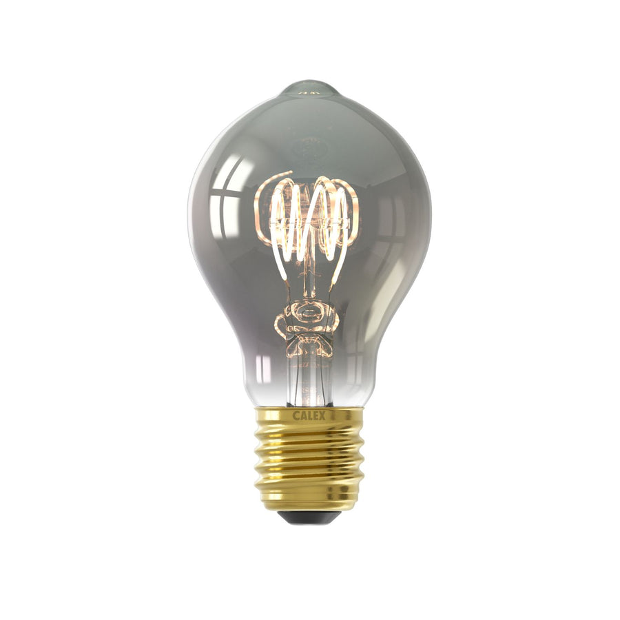 LED volglas Flex Filament Standaardlamp 220-240V 4W 136lm E27 A60DR, Titanium 1800K Dimbaar