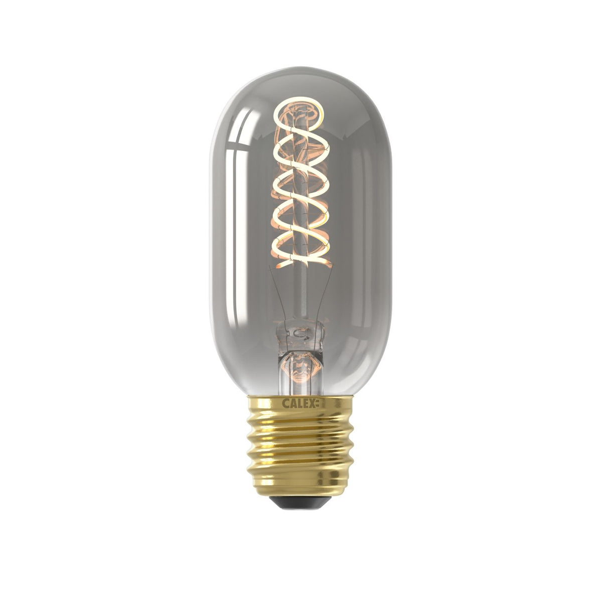 LED Flex Filament Buismodel T45 220-240V 4W E27 136lm 1800K Titanium, dimbaar