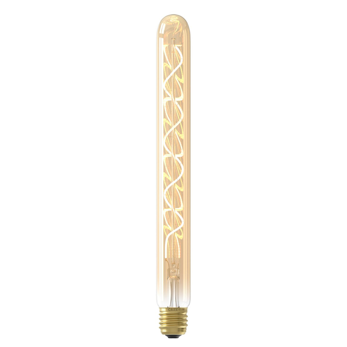 LED volglas Flex Filament Buismodel 220-240V 3.8W 250lm E27 T32x300, Goud 2100K Dimbaar