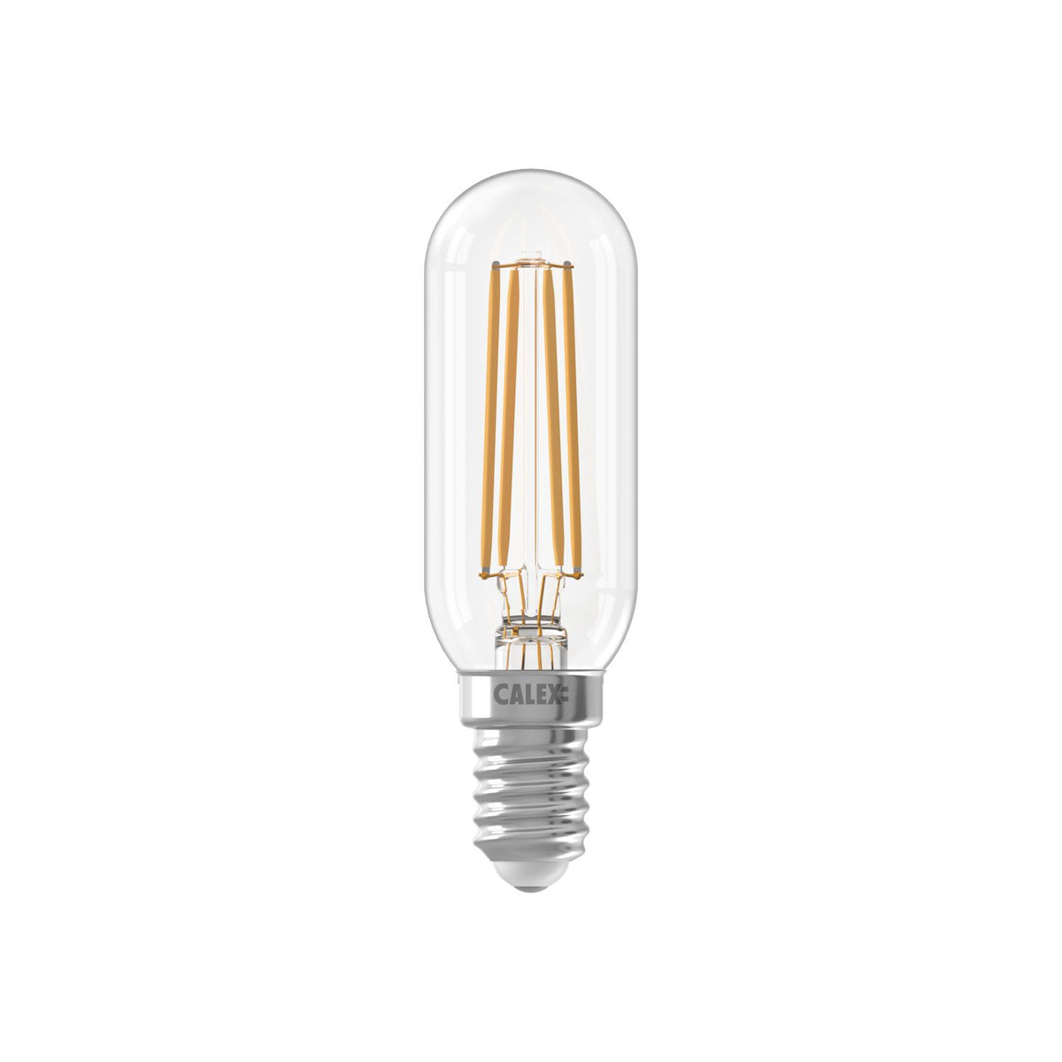 LED volglas Filament Buismodel 220-240V 4,5W 470lm E14 T25x85, Helder 2700K Dimbaar