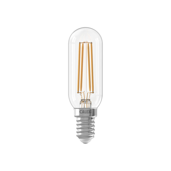 LED volglas Filament Buismodel 220-240V 4,5W 470lm E14 T25x85, Helder 2700K Dimbaar