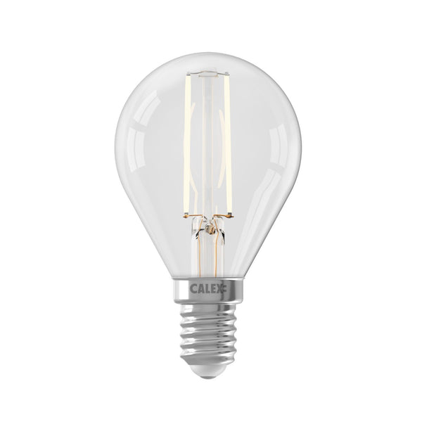 LED volglas Filament Kogellamp 220-240V 3,5W 250lm E14 P45, Helder 2700K CRI80 Dimbaar