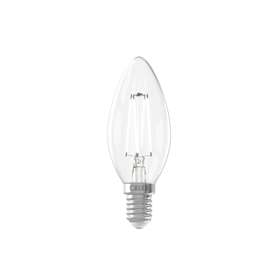 LED Filament Kaarslamp  220-240V 4.5W 470lm E14 B35, Helder 2700K CRI80 Dimbaar