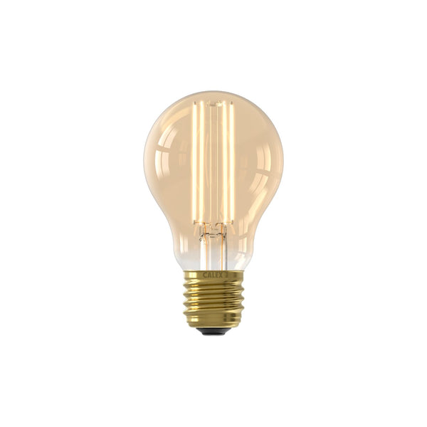 LED volglas Filament Standaardlamp  220-240V 4.5W 470lm E27 A60, Goud 2100K CRI80 Dimbaar