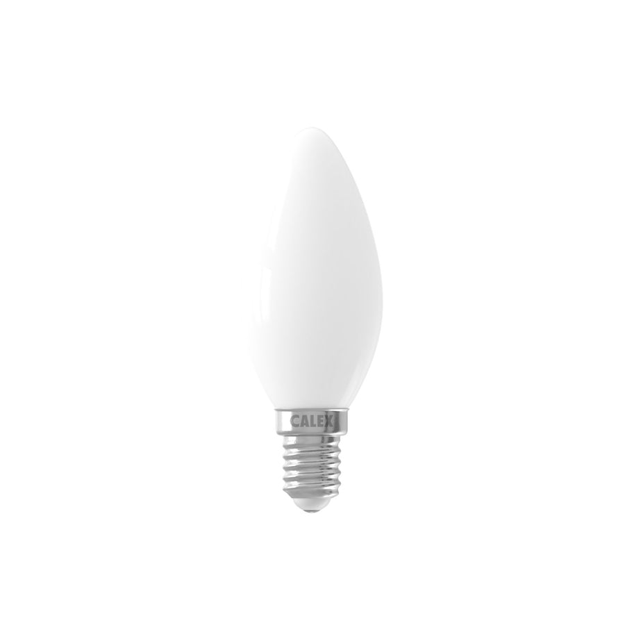 LED volglas Filament Kaarslamp 220-240V 3,5W 250lm E14 B35, Softline 2700K CRI80 Dimbaar