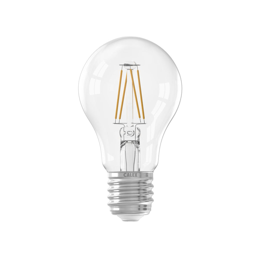 LED volglas Filament Standaardlamp 220-240V 4W 470lm E27 A60, Helder 2700K met sensor