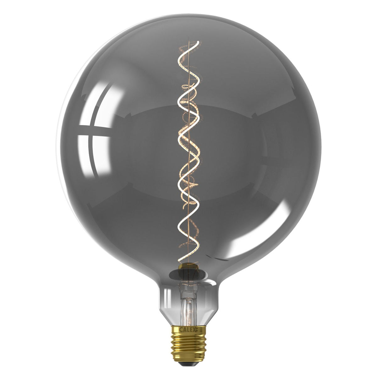 KALMAR LED Range Extension, enkel spiraal filament, G200 Globe 220-240V 5W 70lm 1800K E27, Titanium dimbaar