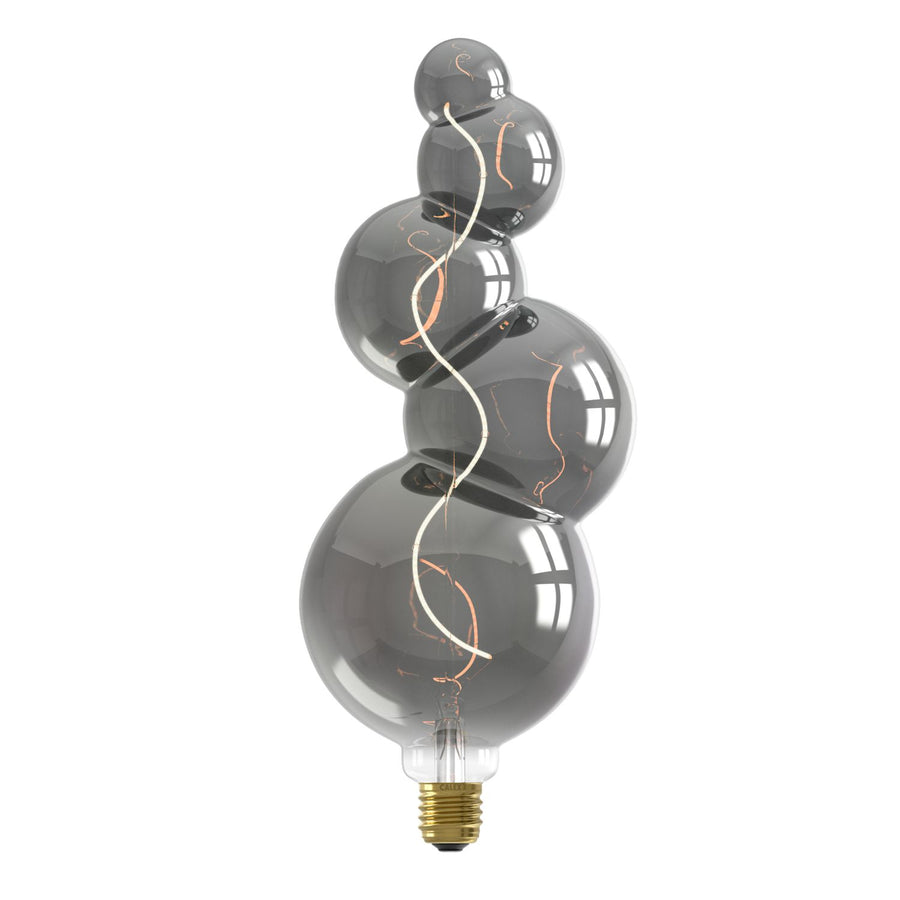 Alicante Led lamp 220-240V 4W 60lm E27, Titanium 1800K dimbaar