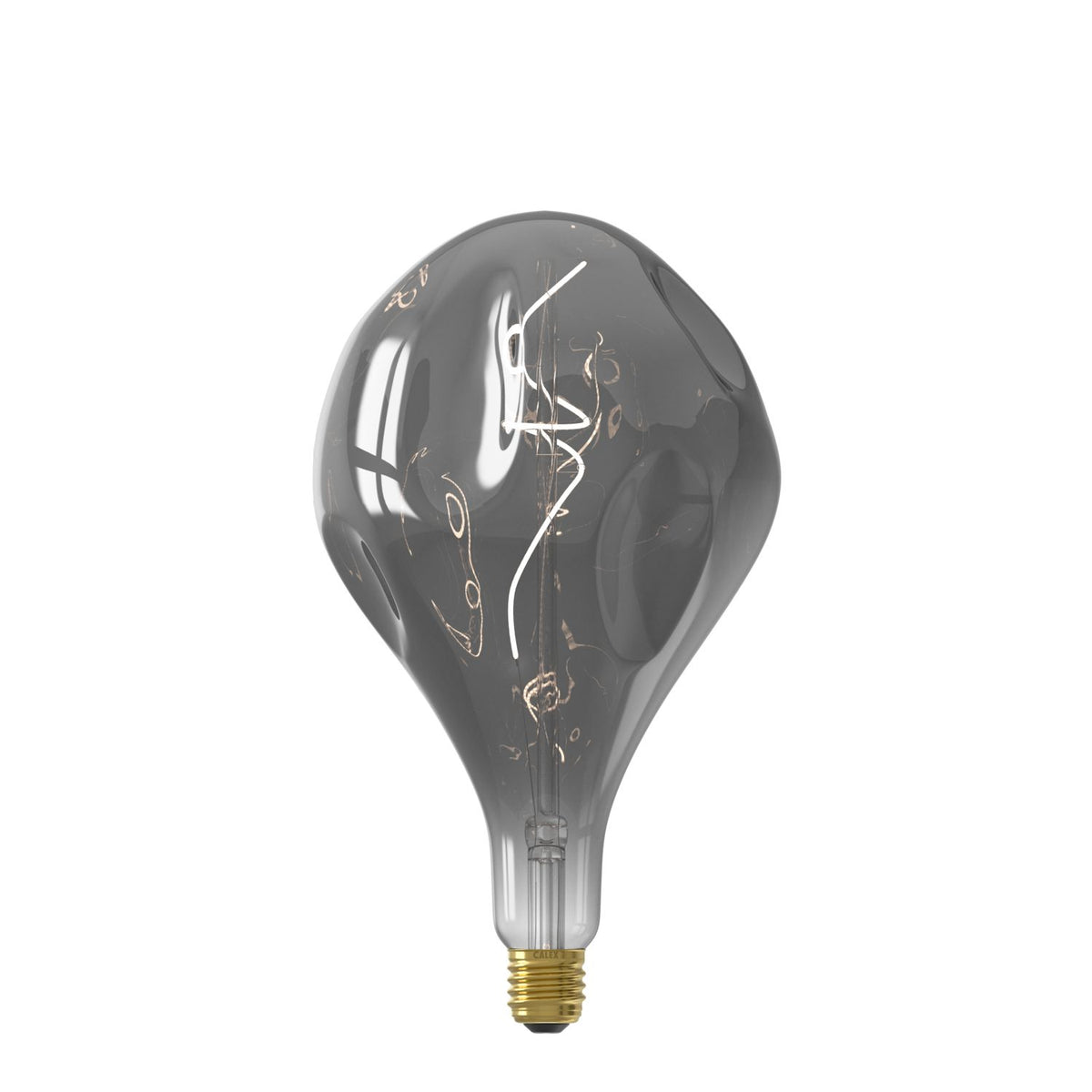 XXL Organic EVO Led lamp 220-240V 6W 90lm E27 PS165, Titanium 1800K dimbaar