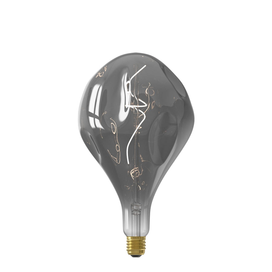 XXL Organic EVO Led lamp 220-240V 6W 90lm E27 PS165, Titanium 1800K dimbaar