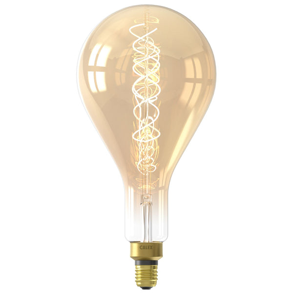 LED volglas Flex Filament Splash 220-240V 3W 250lm E27 PS160, Gold 2200K Dimbaar