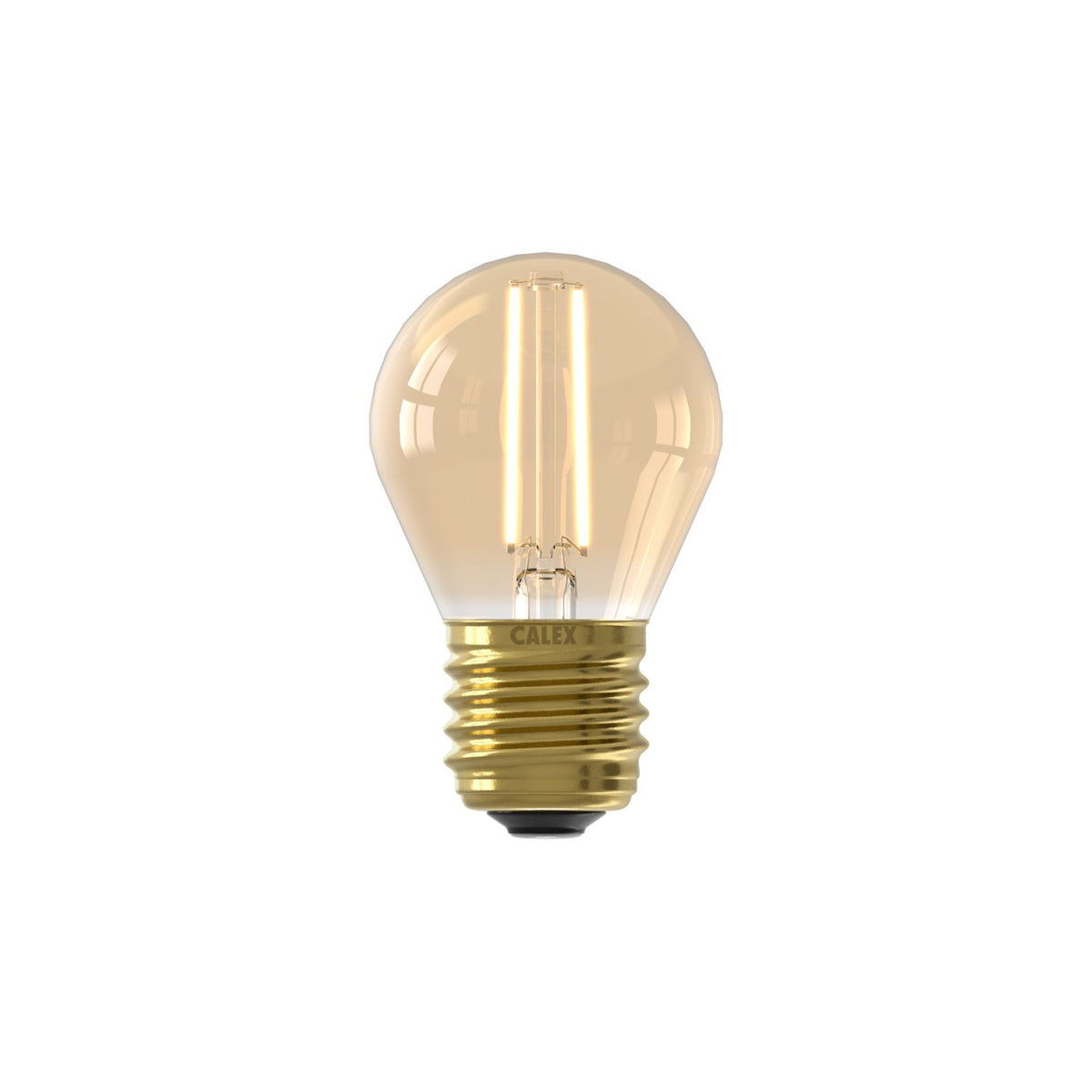 LED volglas Filament Kogellamp 220-240V 3,5W 250lm E27 P45, Goud 2100K CRI80 Dimbaar