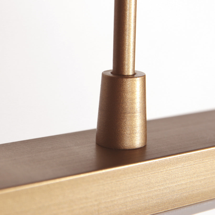 Hanglamp zelena 1482go gouden led lamp met instelbaar licht