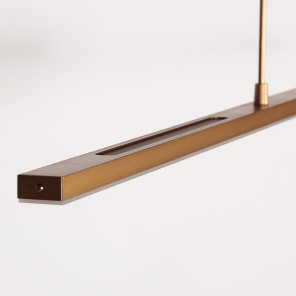 Hanglamp zelena 1482go gouden led lamp met instelbaar licht