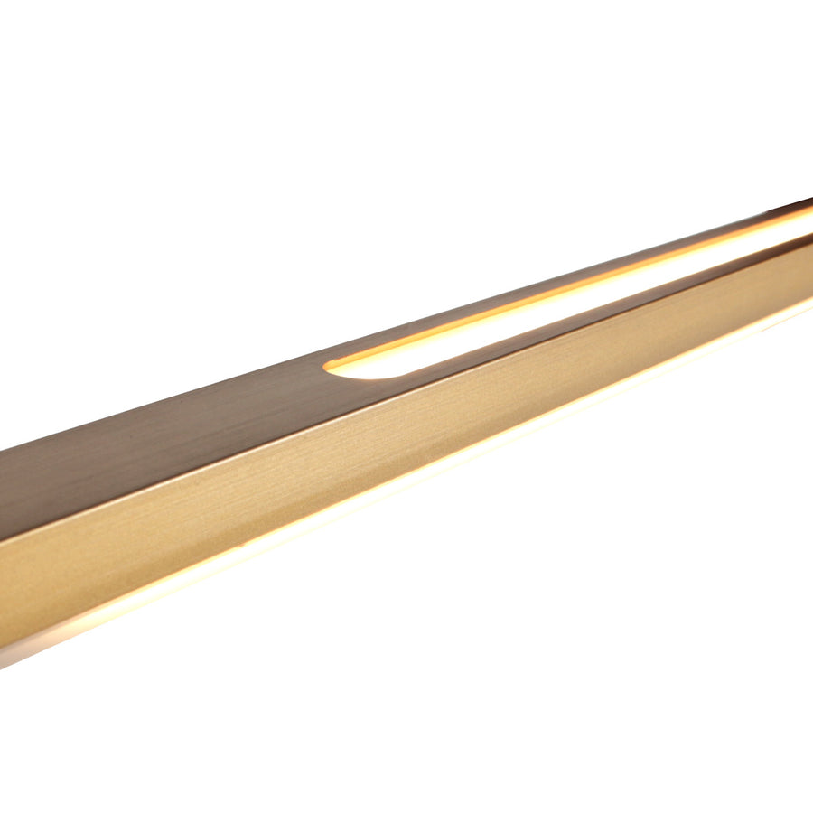 Hanglamp zelena 1482go gouden led lamp met instelbaar licht
