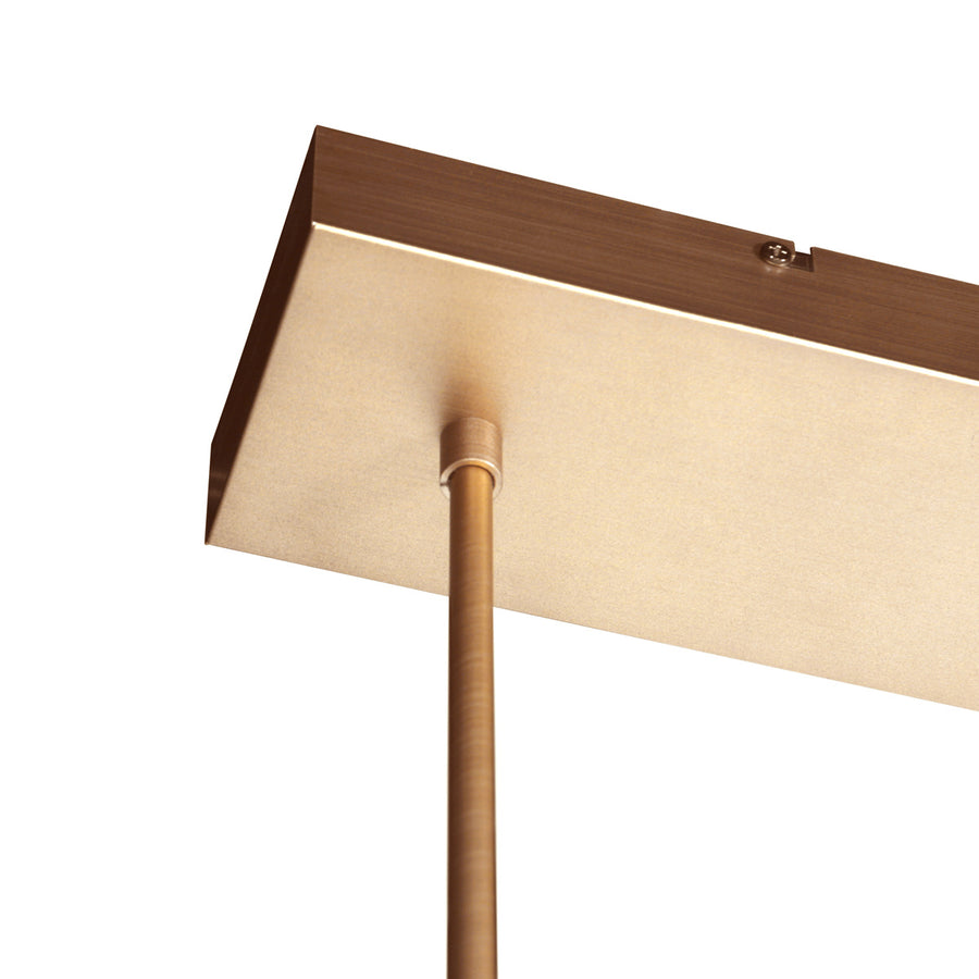 Hanglamp zelena 1482go gouden led lamp met instelbaar licht