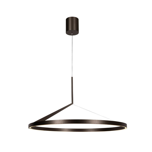 Lucide APPLAUSE dimbare LED-hanglamp met bewegingssensor Ø 80 cm, 50 W, 2700–4000 K, ijzergrijs