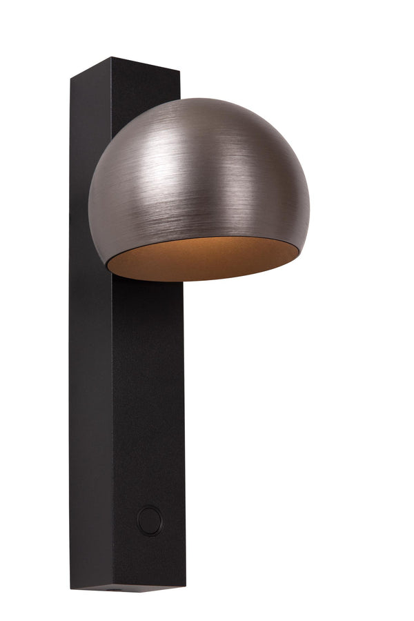 Lucide ESFERA dimbare LED-wandlamp 9 W, ijzergrijs