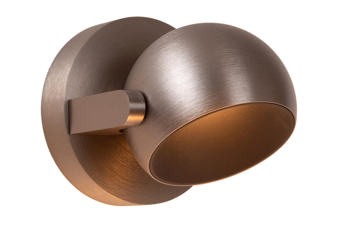 Lucide ESFERA dimbare LED-plafondspot Ø 11,2 cm, 11 W, ijzergrijs