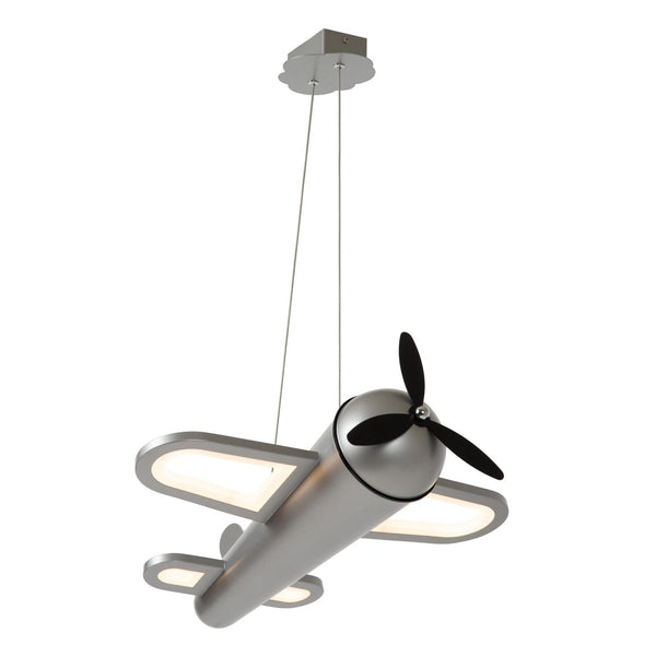 Lucide FOKKER LED-hanglamp 28 W, ijzergrijs
