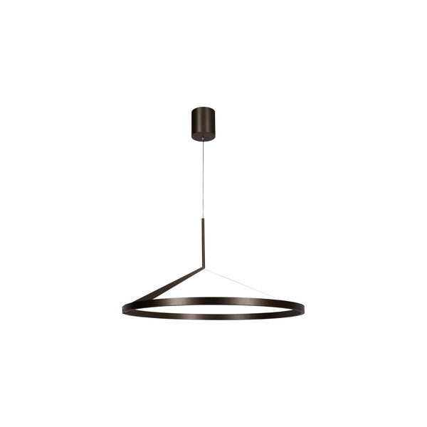 Lucide APPLAUSE dimbare LED-hanglamp met bewegingssensor Ø 80 cm, 50 W, 2700–4000 K, ijzergrijs