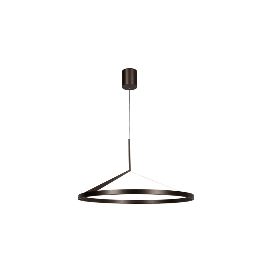 Lucide APPLAUSE dimbare LED-hanglamp met bewegingssensor Ø 80 cm, 50 W, 2700–4000 K, ijzergrijs